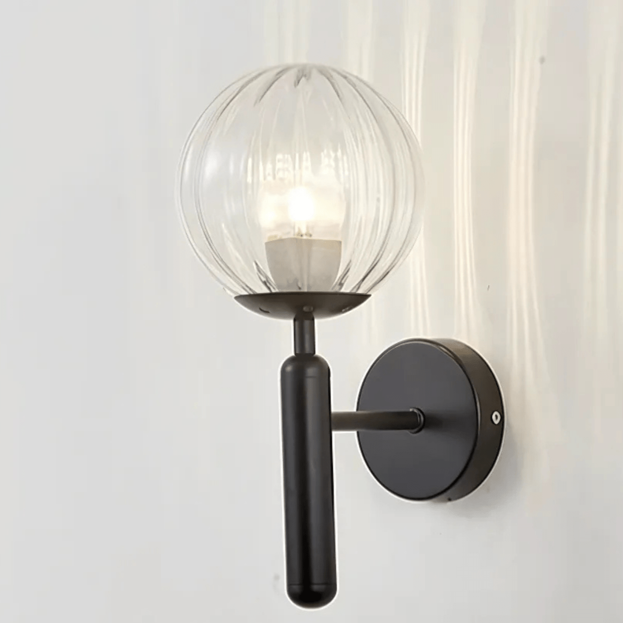 Bauer Black Wall Light - Hestia + Co.