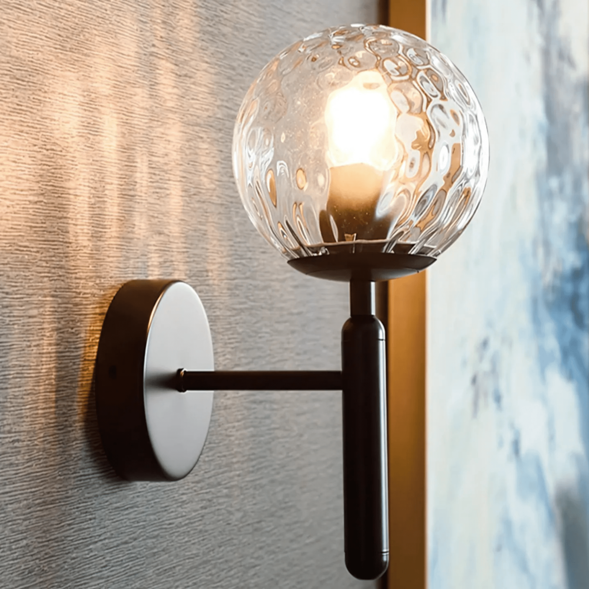 Bauer Black Wall Light - Hestia + Co.