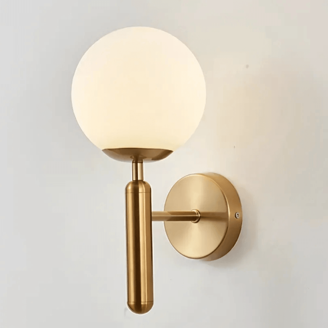 Bauer Brass Wall Light - Hestia + Co.