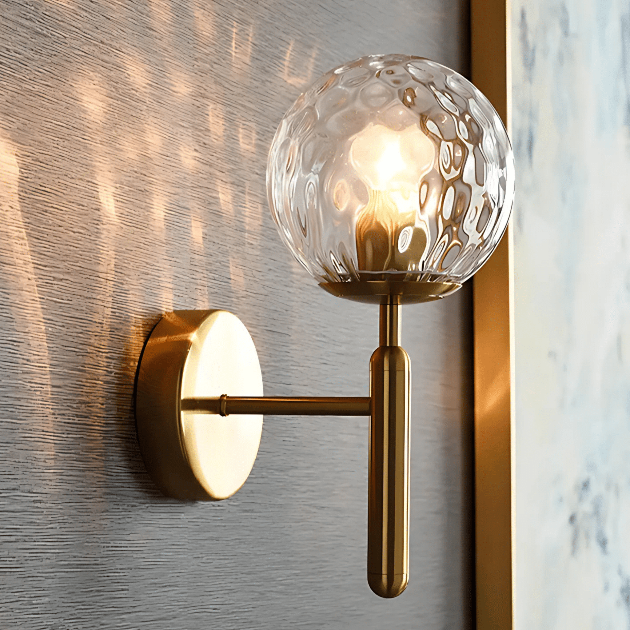 Bauer Brass Wall Light - Hestia + Co.