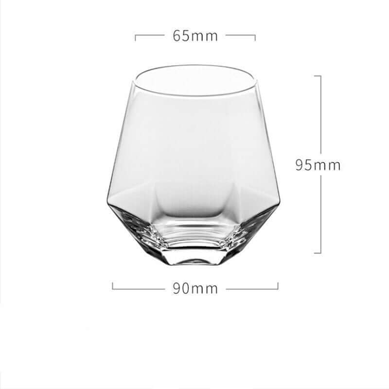 Hexagonal glass Pitcher set - Hestia + Co.