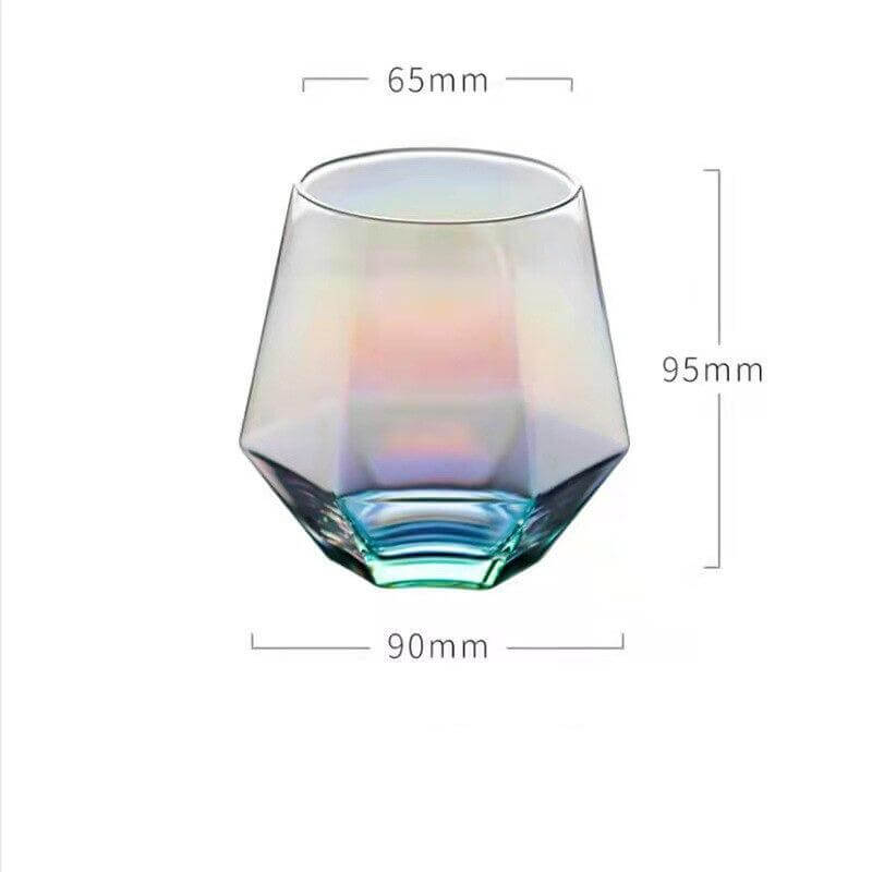 Hexagonal glass Pitcher set - Hestia + Co.