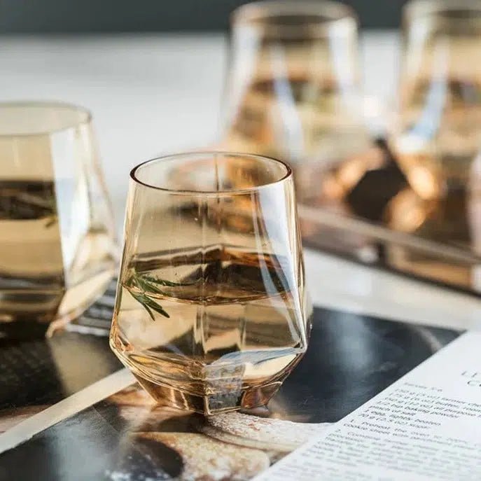 Hexagonal glass Pitcher set - Hestia + Co.