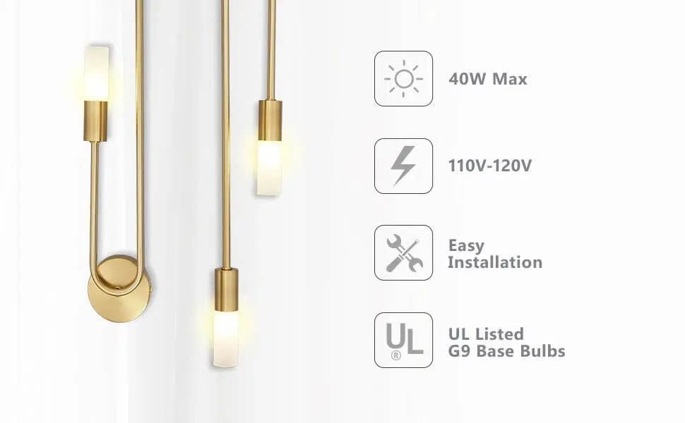 Marina Wall Lights - Hestia + Co.