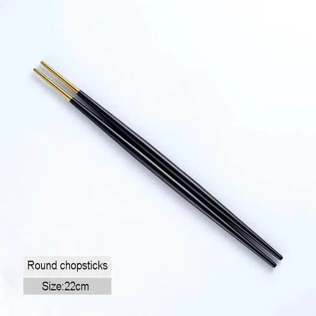 Black + Gold Cutlery Set - Hestia + Co.
