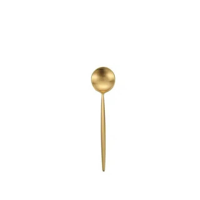 Brushed Gold Cutlery Set - Hestia + Co.