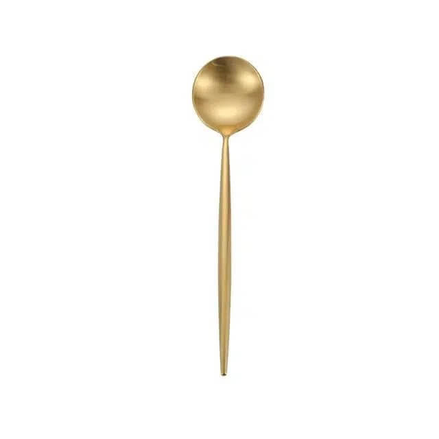 Brushed Gold Cutlery Set - Hestia + Co.
