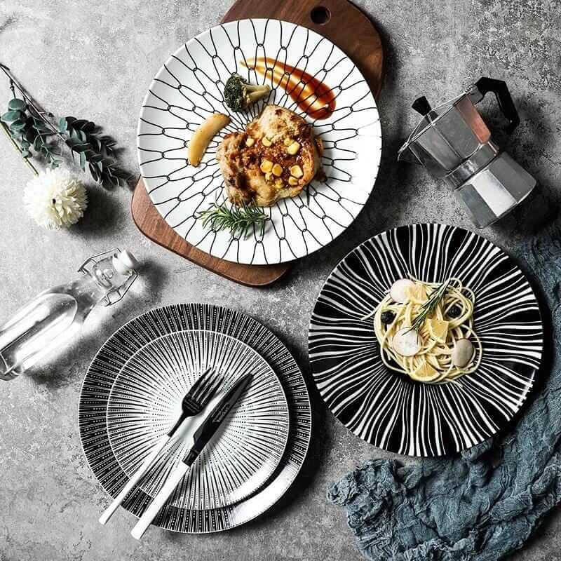 Geo Ceramic Plates - Hestia + Co.