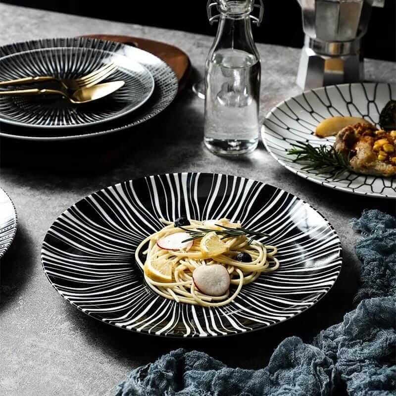 Geo Ceramic Plates - Hestia + Co.