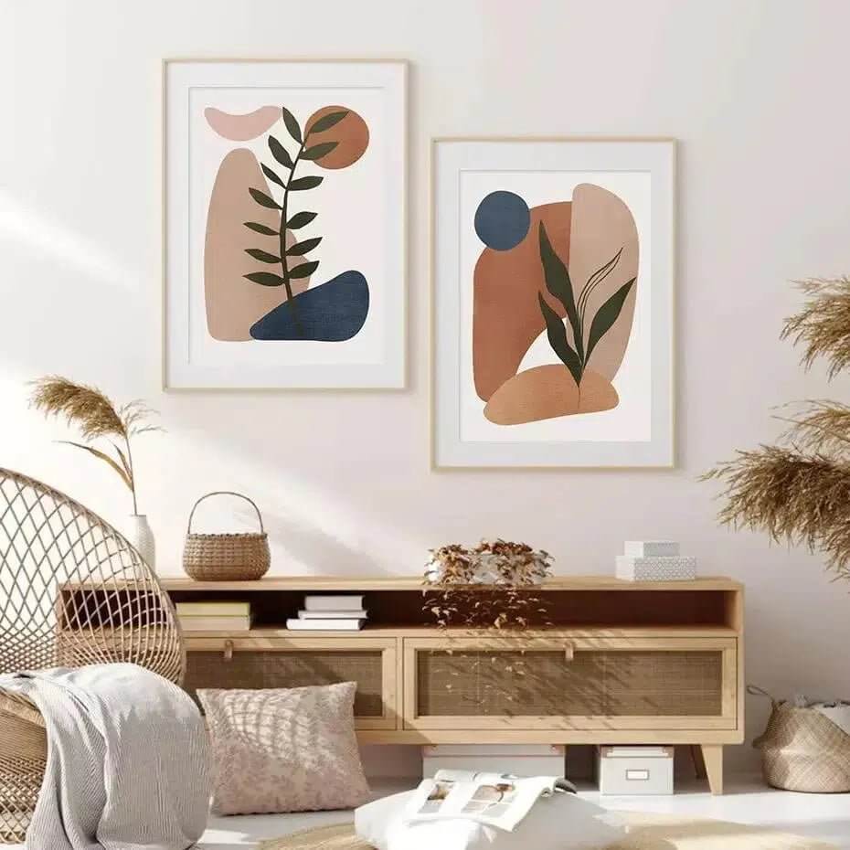 Green Leaf Bohemia Prints - Hestia + Co.