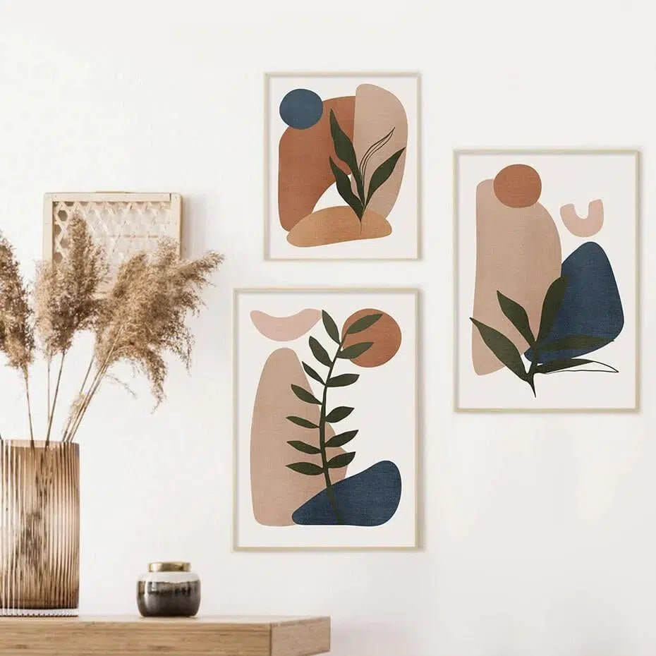 Green Leaf Bohemia Prints - Hestia + Co.