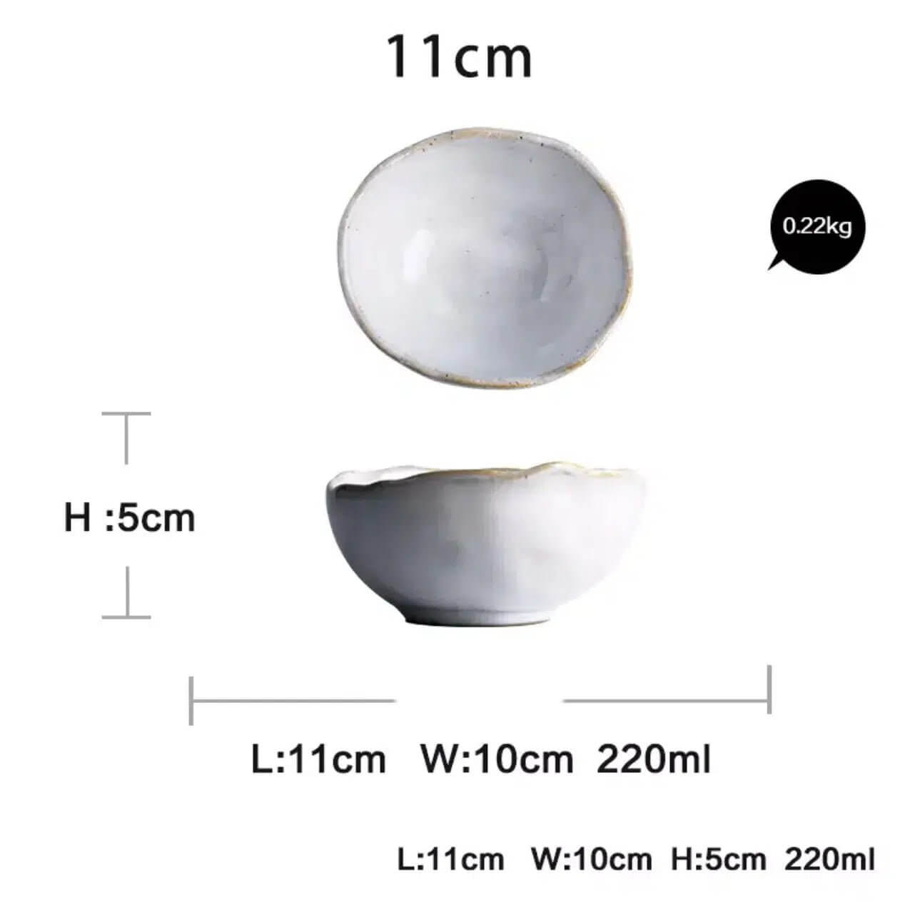 Irregular White Ceramic Plates + Dishes - Hestia + Co.