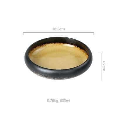 Japanese Glaze Ceramic Plates - Hestia + Co.