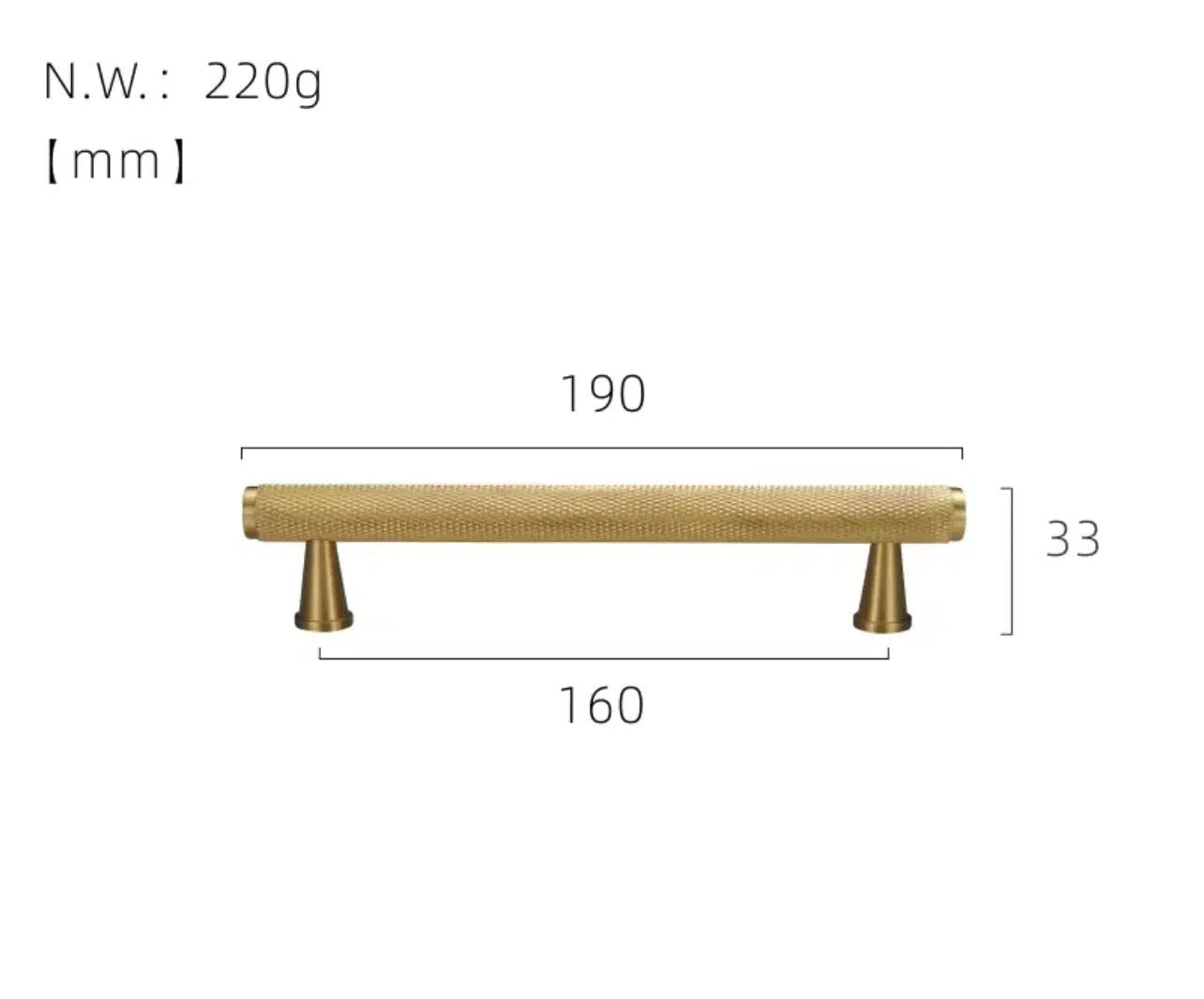 Knurled Handles - Hestia + Co.