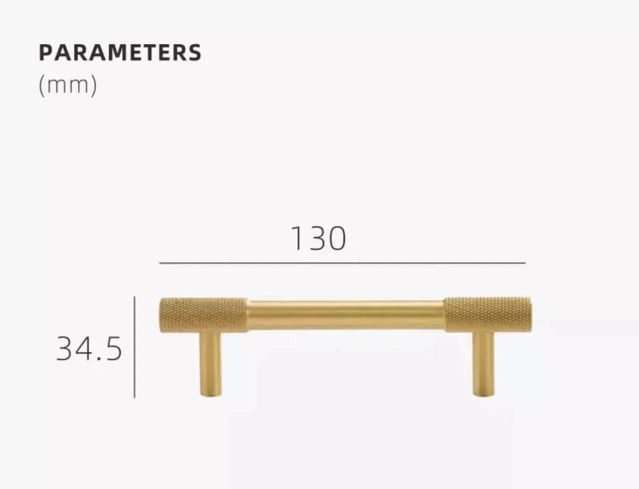 Knurled Tip Handles - Hestia + Co.