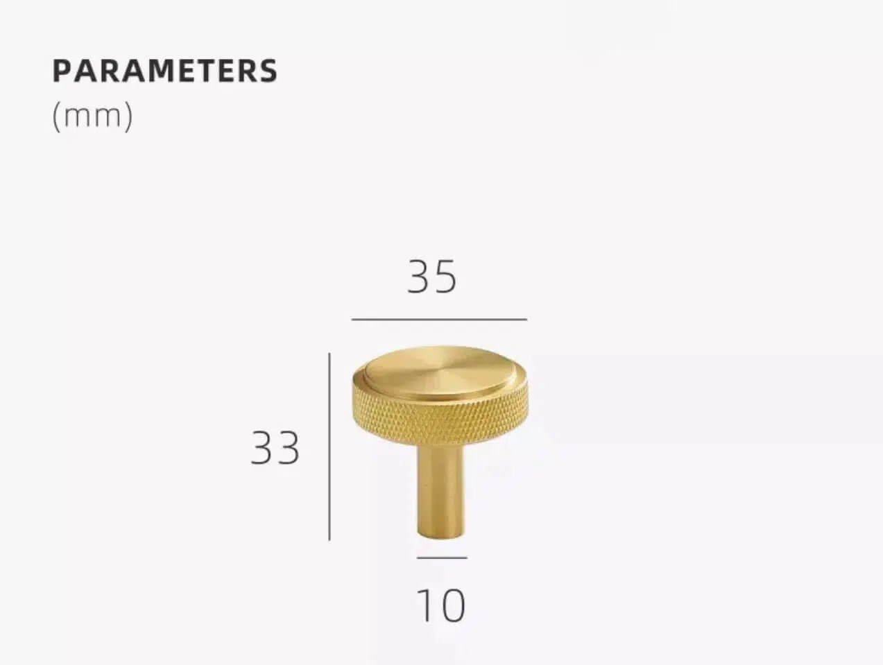 Knurled Tip Handles - Hestia + Co.