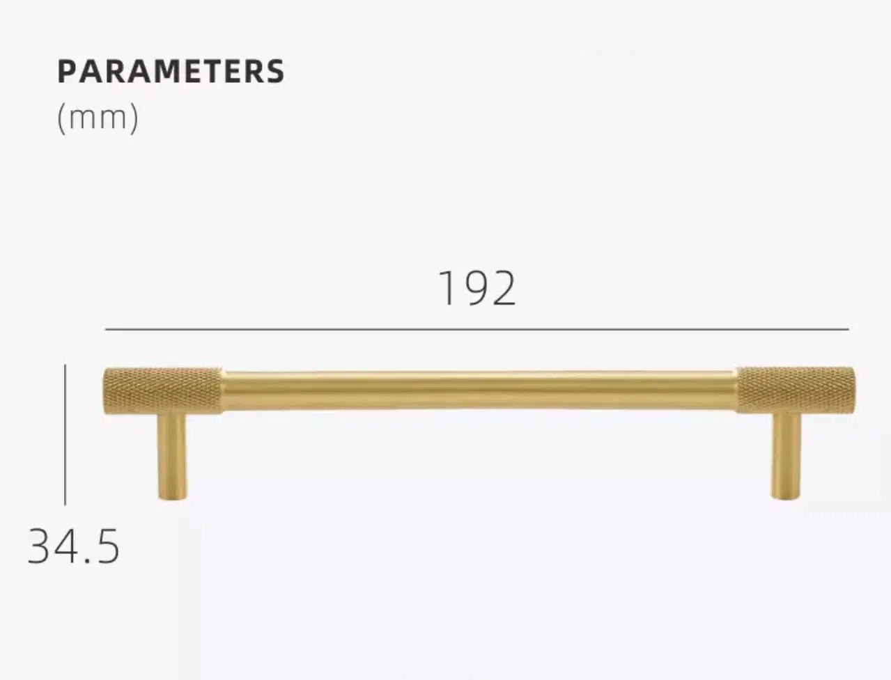 Knurled Tip Handles - Hestia + Co.