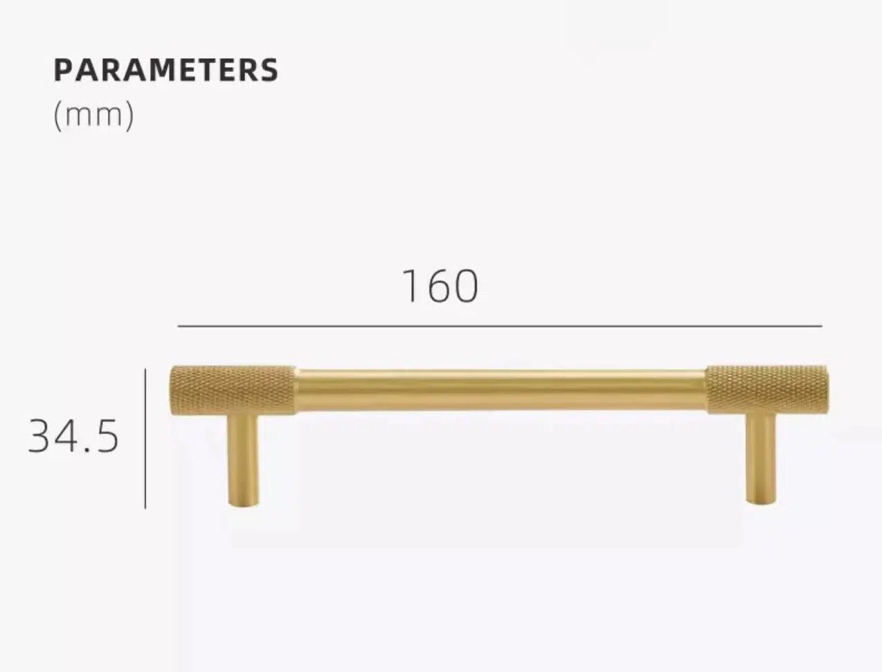 Knurled Tip Handles - Hestia + Co.