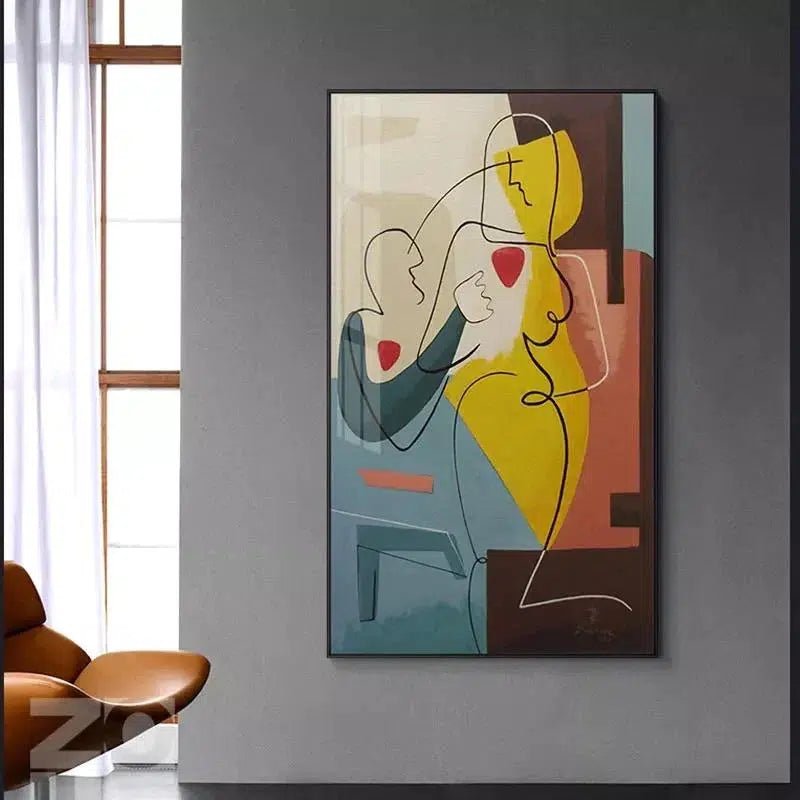 Lady Line Drawing Print - Hestia + Co.