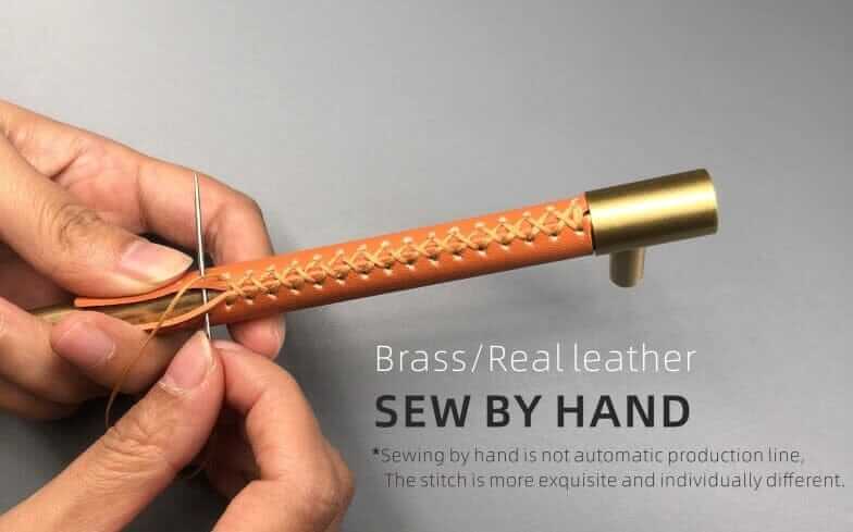 Leather Handle - Hestia + Co.
