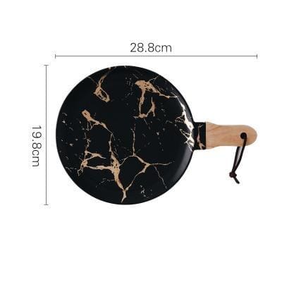 Marble Glaze Ceramic Party Tableware - Hestia + Co.