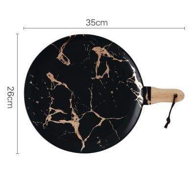 Marble Glaze Ceramic Party Tableware - Hestia + Co.