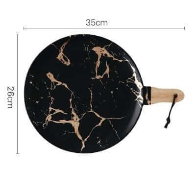 Marble Glaze Ceramic Party Tableware - Hestia + Co.