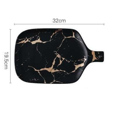 Marble Glaze Ceramic Party Tableware - Hestia + Co.