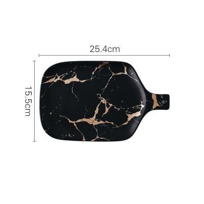 Marble Glaze Ceramic Party Tableware - Hestia + Co.