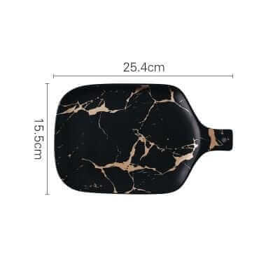 Marble Glaze Ceramic Party Tableware - Hestia + Co.