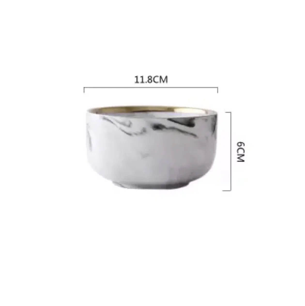 Marble Pattern Porcelain Plate Set - Hestia + Co.