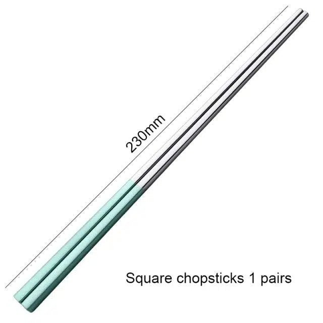 Mint Green + Gold Cutlery Set - Hestia + Co.