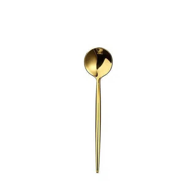 Polished Gold Cutlery Set - Hestia + Co.