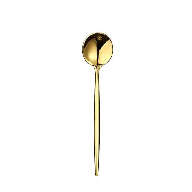Polished Gold Cutlery Set - Hestia + Co.