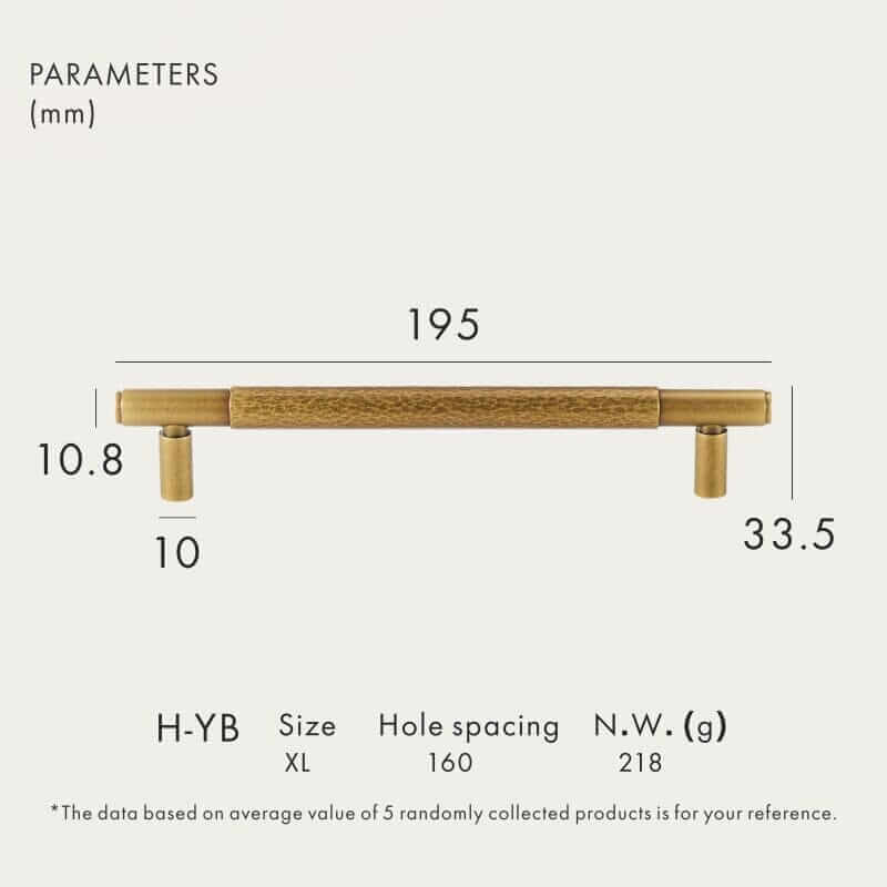 Satin Akzo Handle - Hestia + Co.