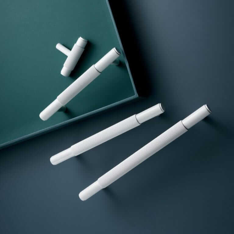 White Intake Handle - Hestia + Co.