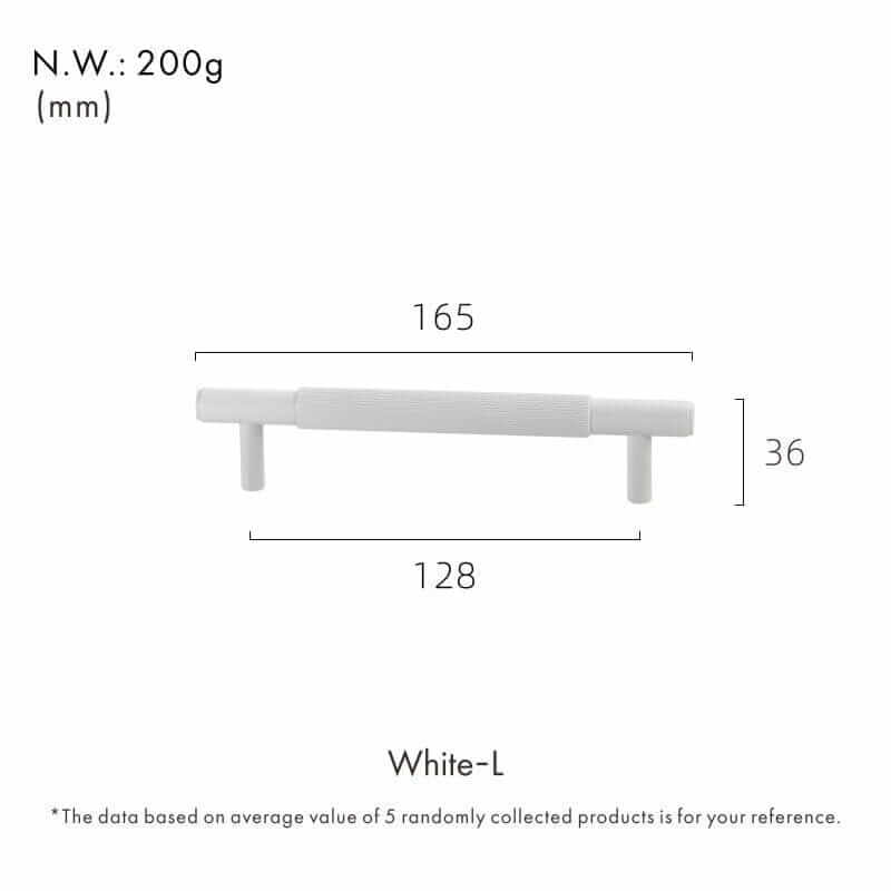 White Intake Handle - Hestia + Co.
