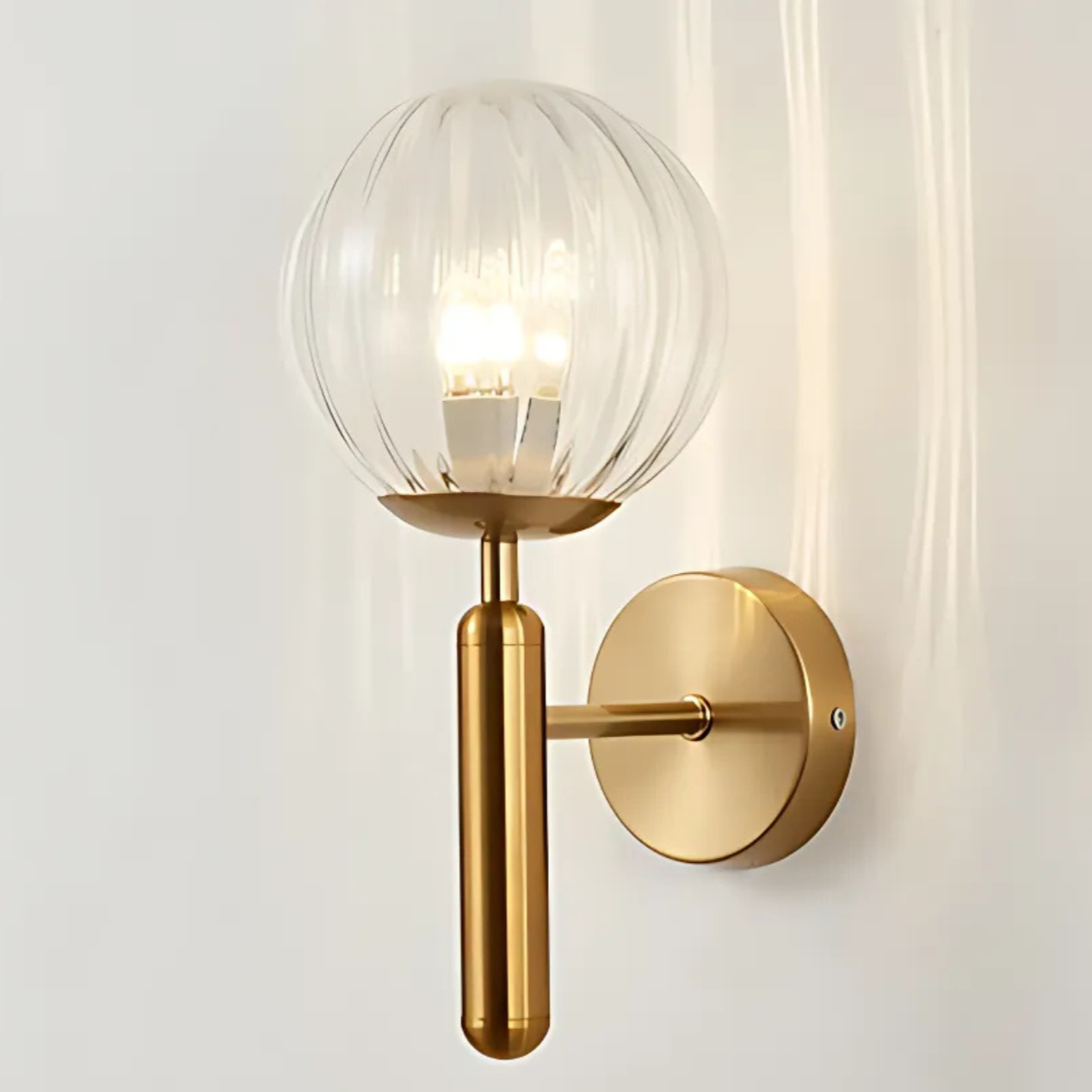 Bauer Brass Wall Light