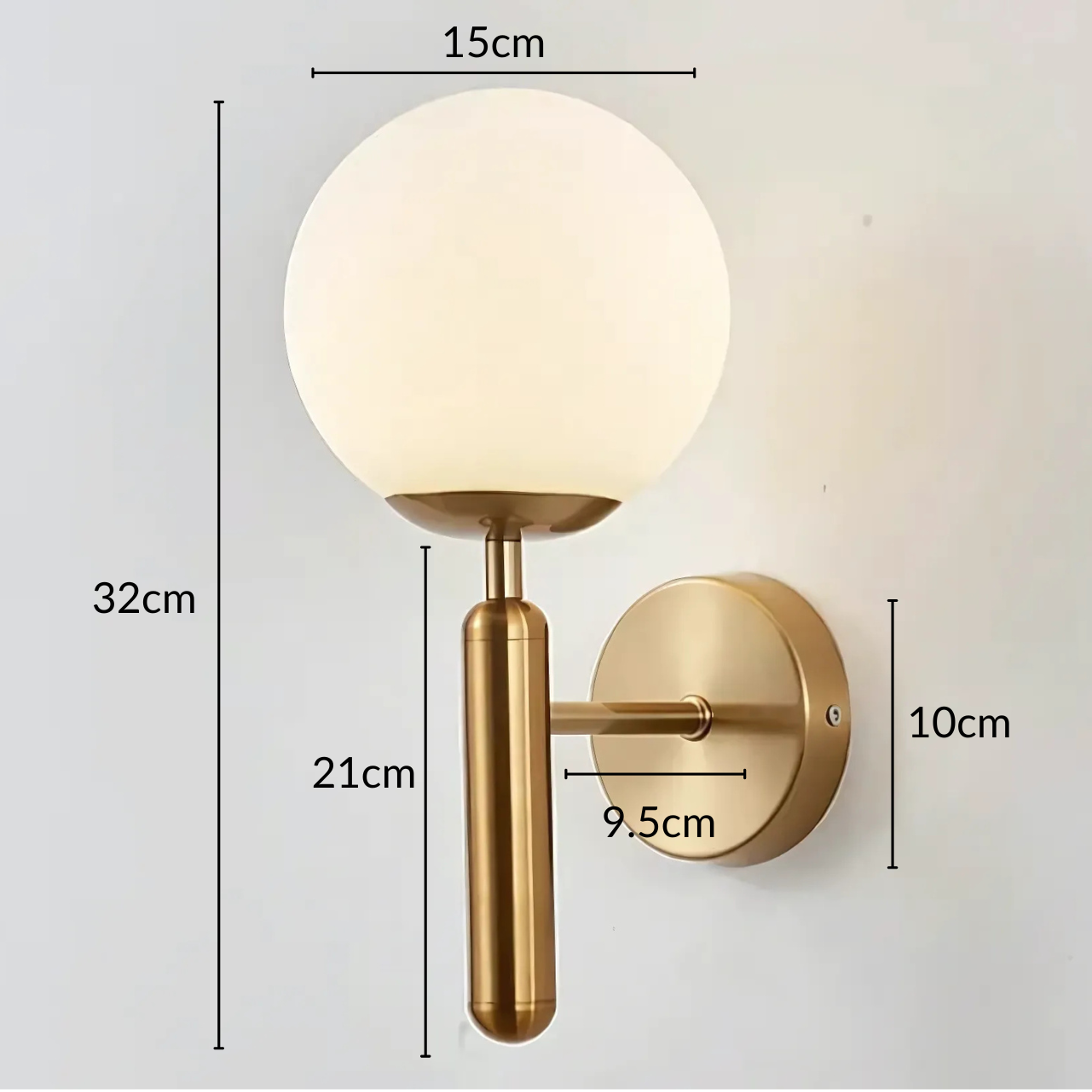 Bauer Brass Wall Light