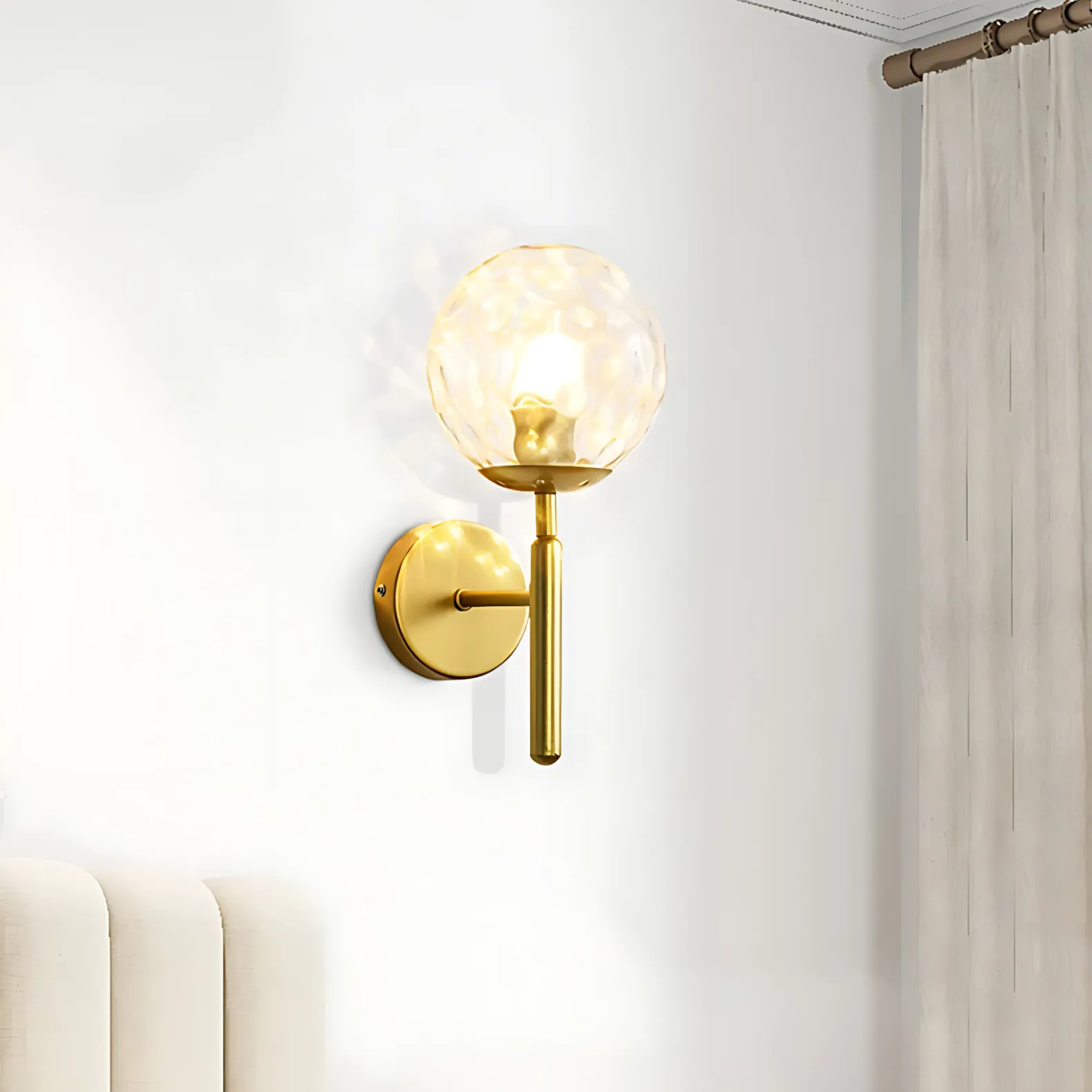 Bauer Brass Wall Light