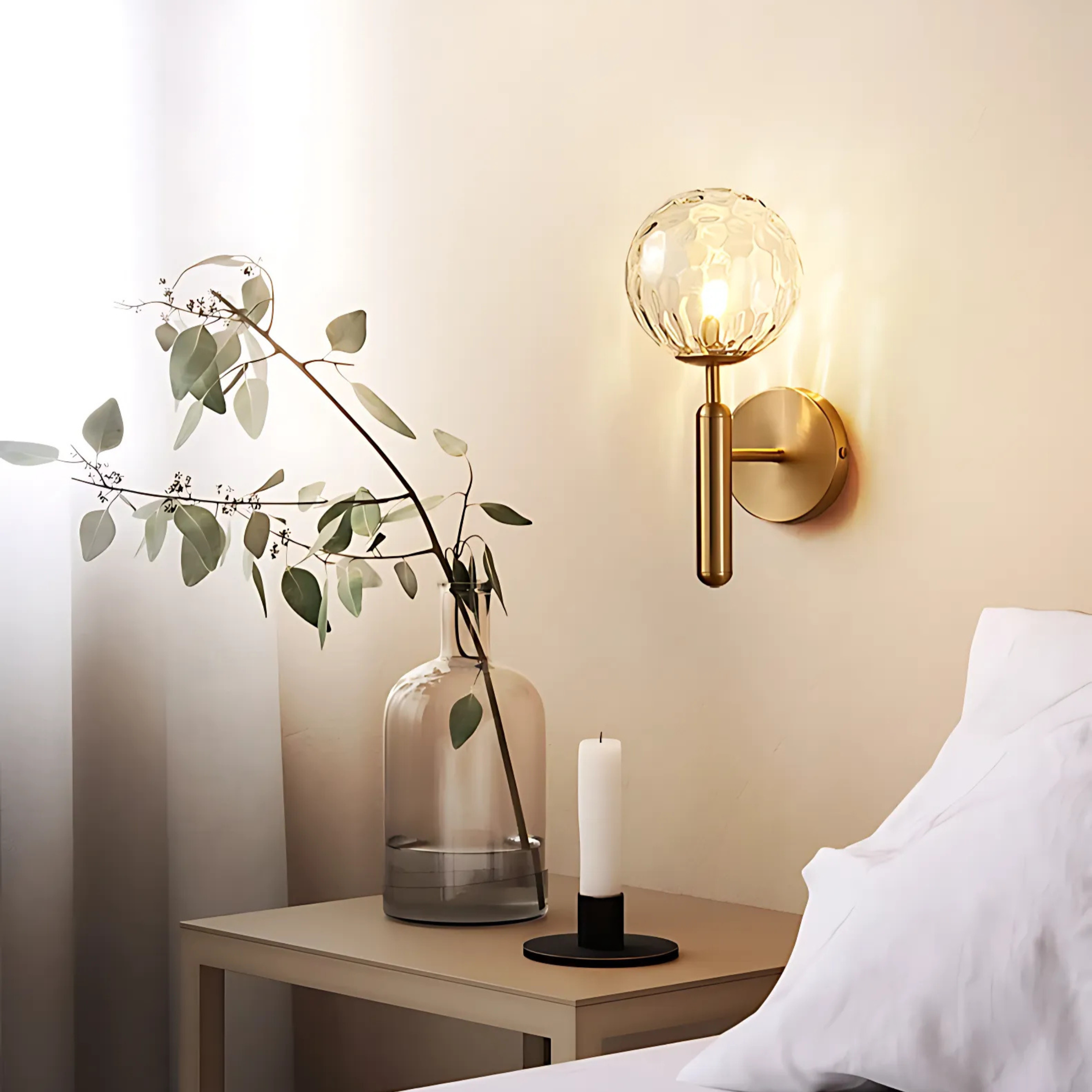 Bauer Brass Wall Light