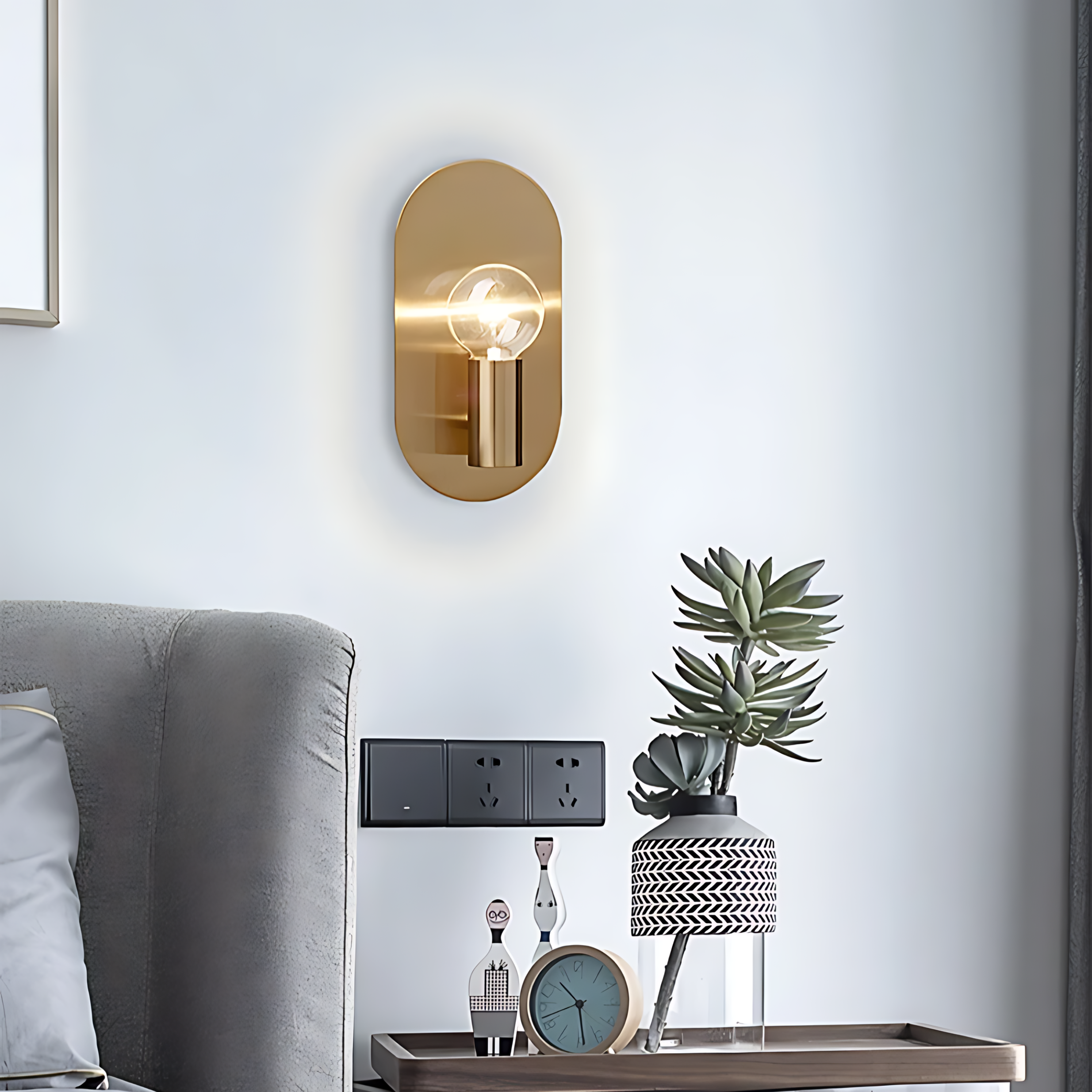 Oval Wall Light