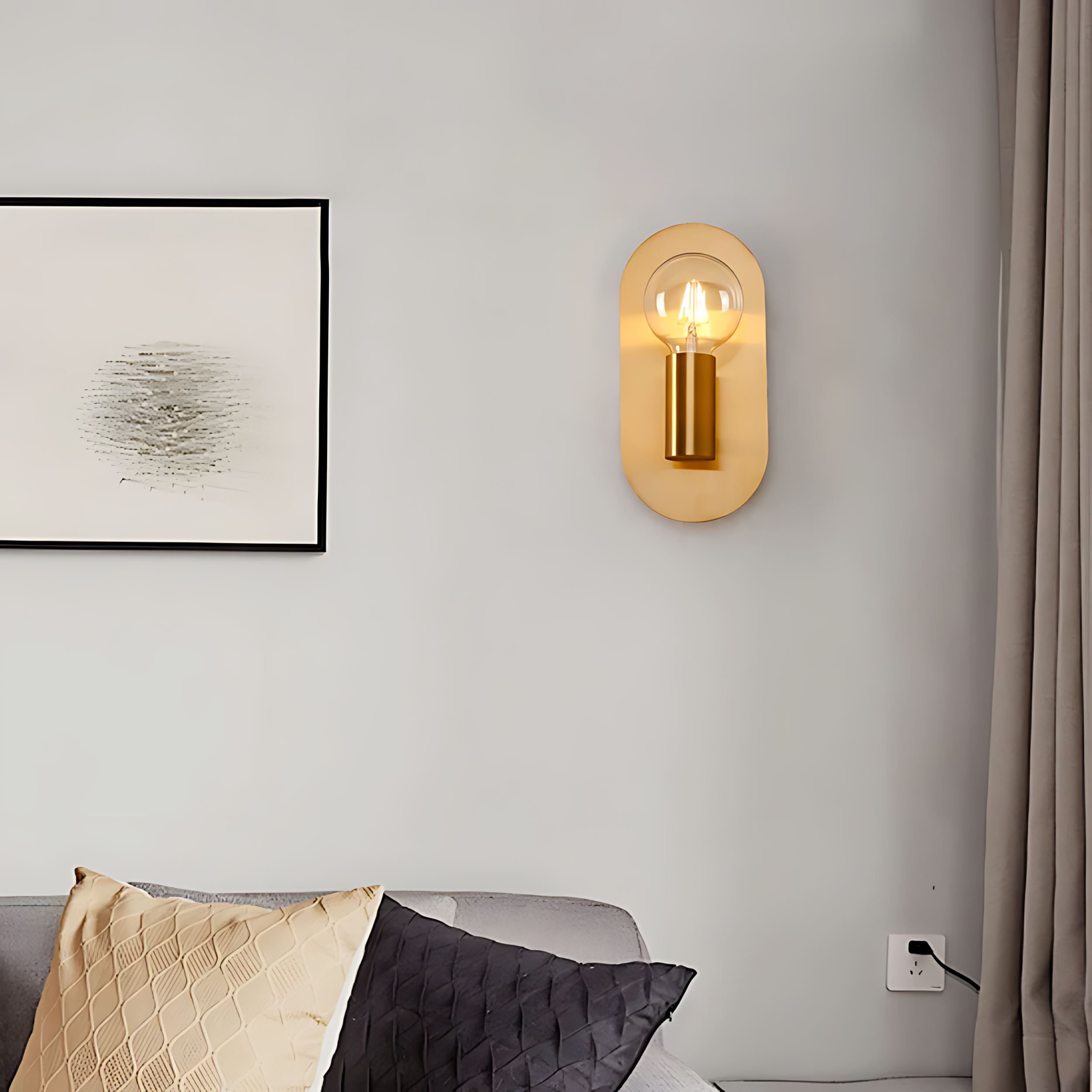 Oval Wall Light