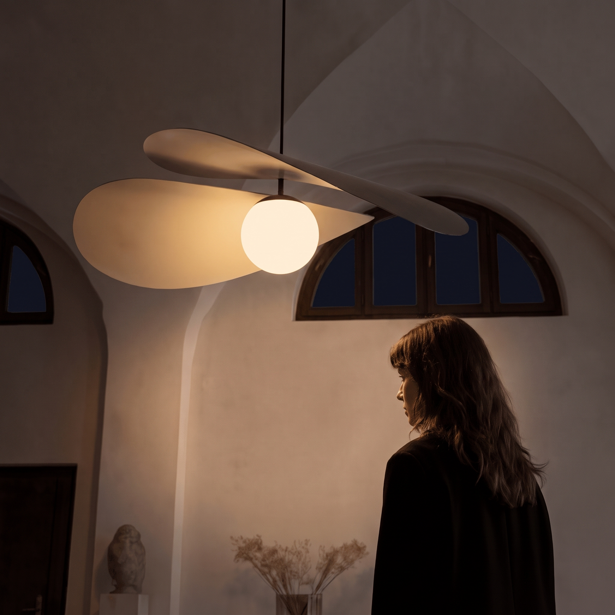 Nimbus - Pendant Light - Hestia + Co. (night-time)
