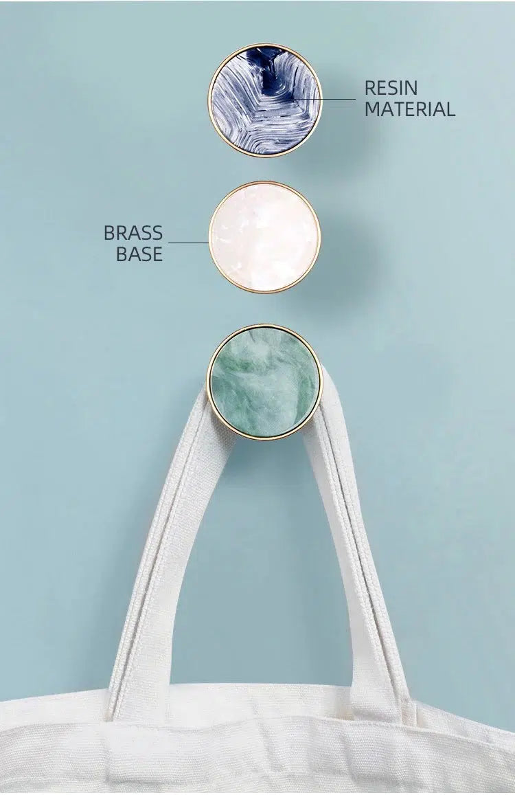 Brass and Stone Handles Hestia + Co. 