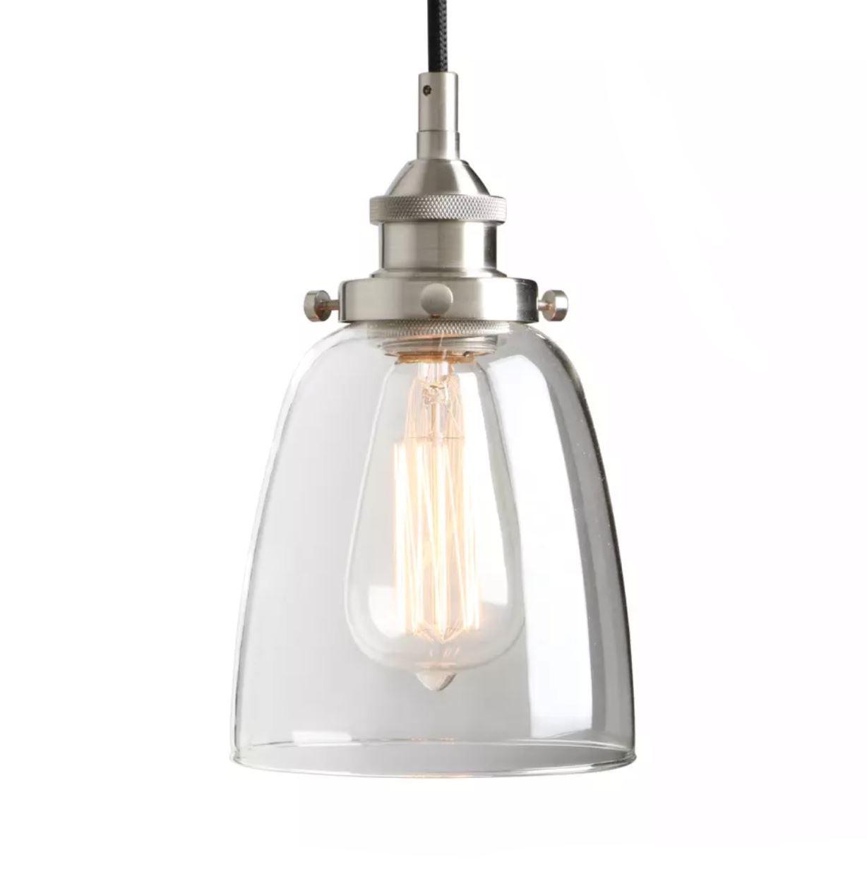 Lampada A LED In Vetro Con Piuma Nera – Hestia Home Collection – Altezza 15cm – Luce D'Ambiente A Batteria Per Cameretta O Salotto - 4