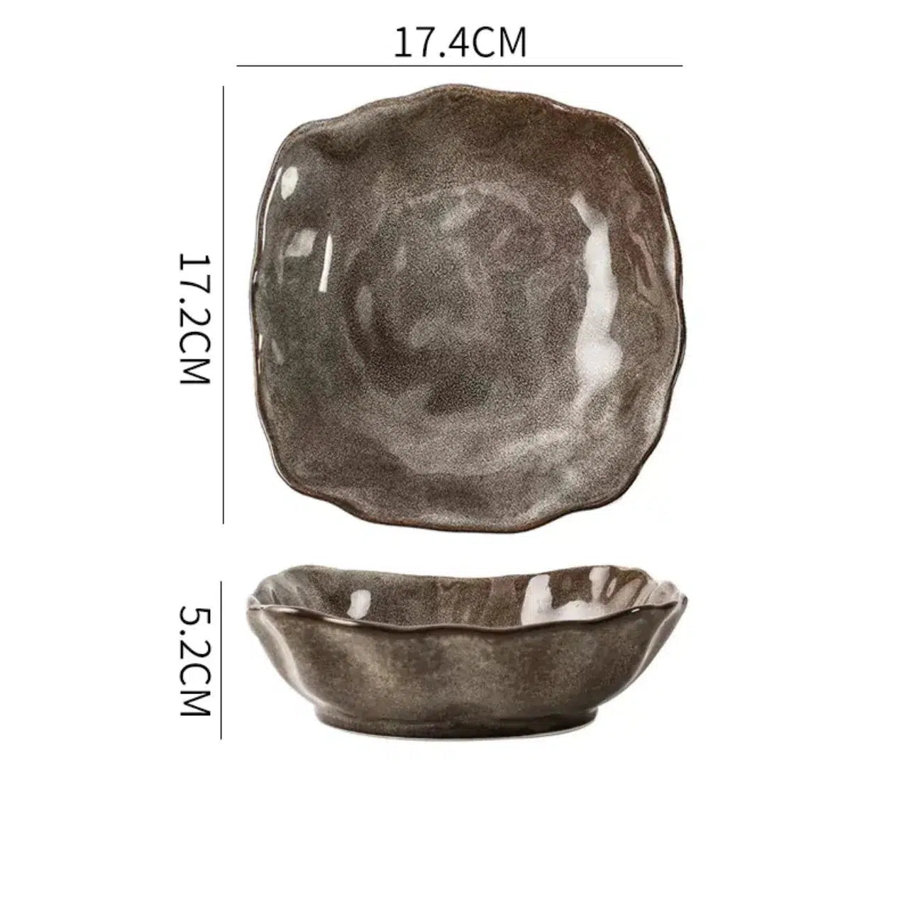 Irregular Stone Grain Bowls + Plates Hestia + Co. large dish 