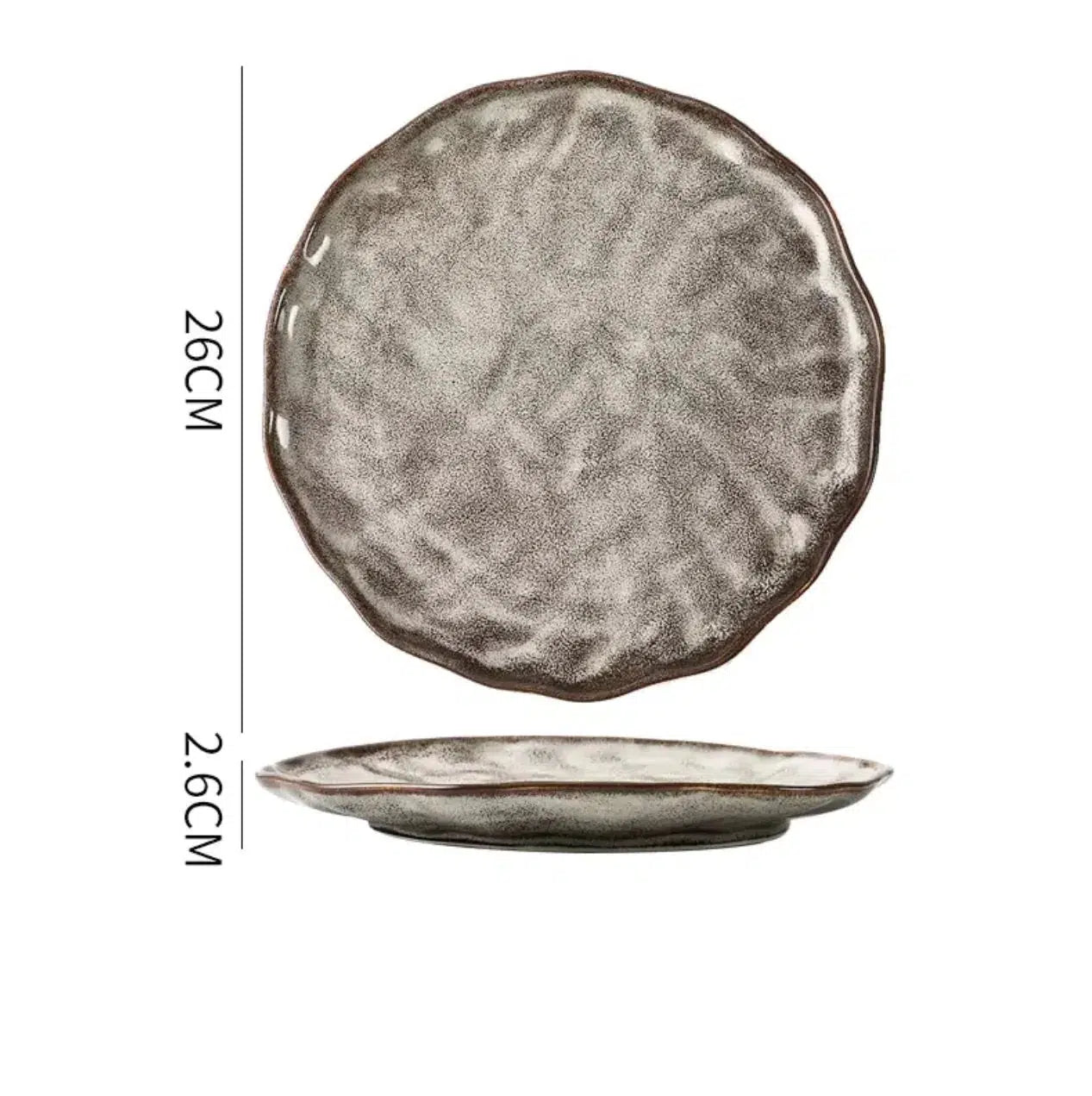 Irregular Stone Grain Bowls + Plates Hestia + Co. large plate 