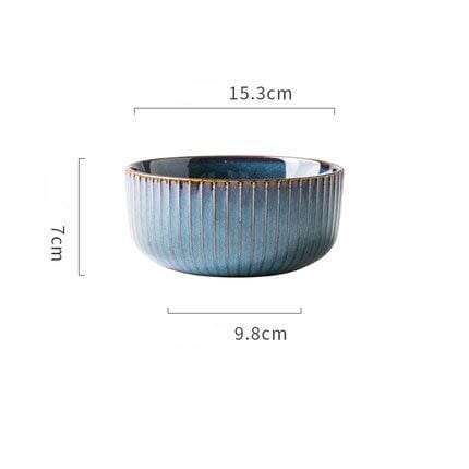 Kiln Glazed Ceramic Tableware Hestia + Co. Medium Bowl 