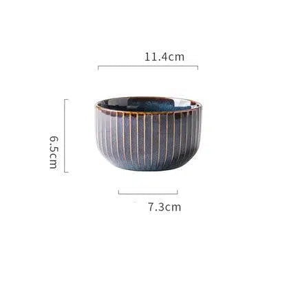 Kiln Glazed Ceramic Tableware Hestia + Co. Small Bowl 
